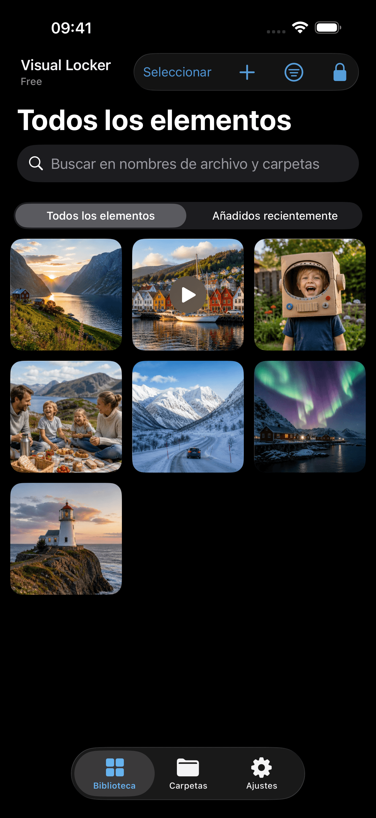 Visual Locker en el iPhone